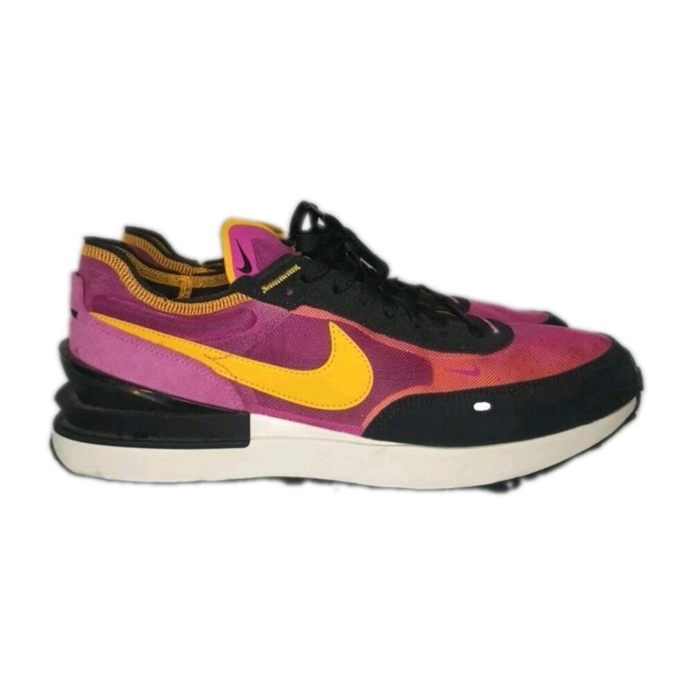 Nike Waffle One Active Fuchsia University Gold Mens Size 13 DA7995-600 Sneakers